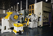 高張力鋼板三合一送料機生產線